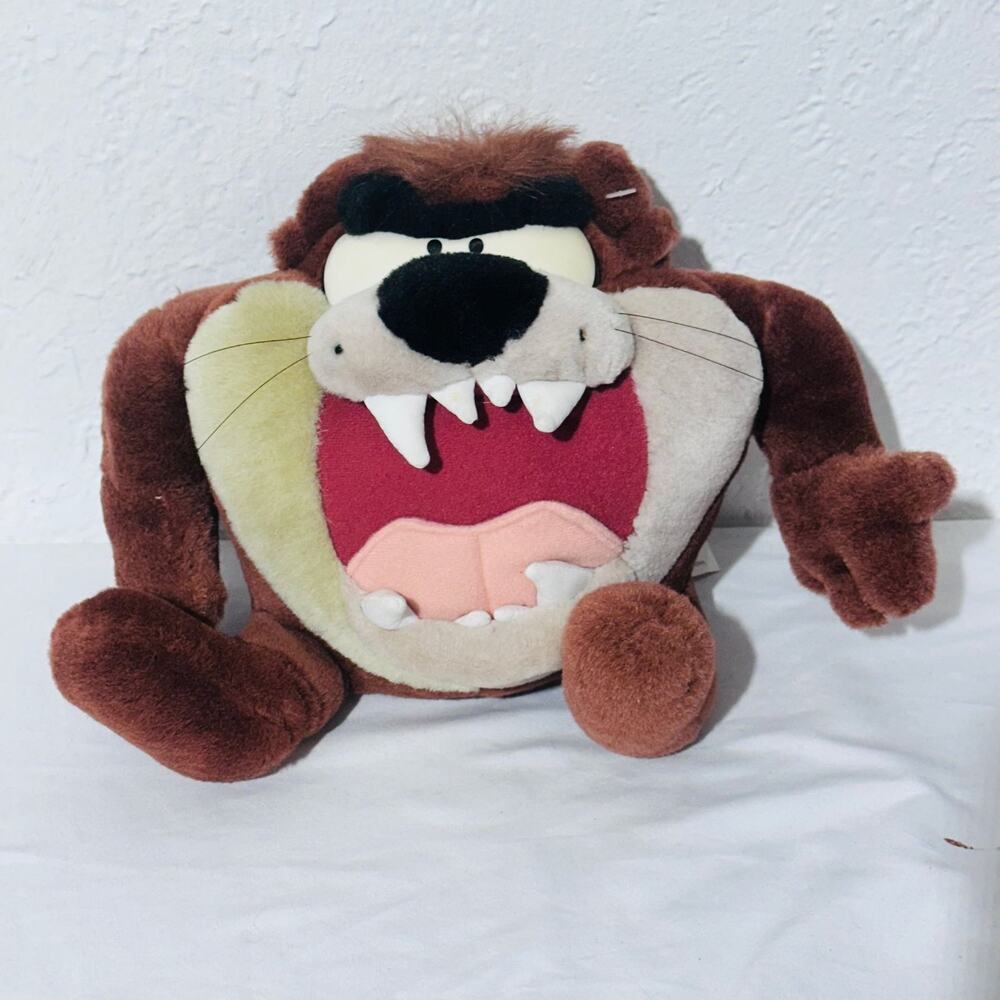 VINTAGE Play By Play Tasmanian Devil Automated Plush. Laughs, Shakes.